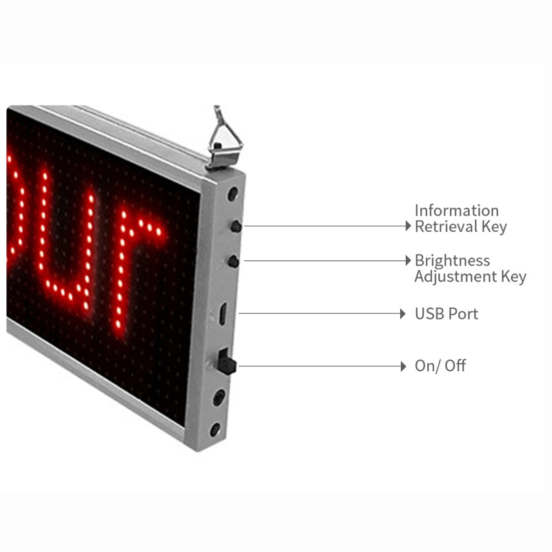 Mini Portable WIFI Programmable Electronic Moving Messages Sign Board Advertising Showing Small Digital LED Display Screen